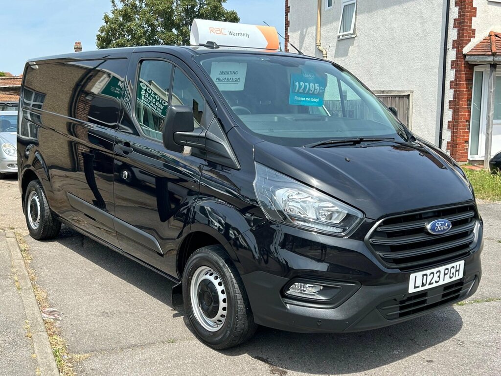 Ford Transit Custom 2.0 300 Ecoblue Leader L2 H1 Euro 6 Ss Black