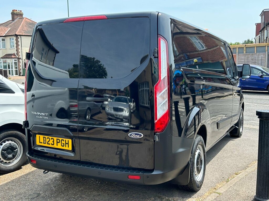 Ford Transit Custom 2.0 300 Ecoblue Leader L2 H1 Euro 6 Ss LD23PGH Black #2