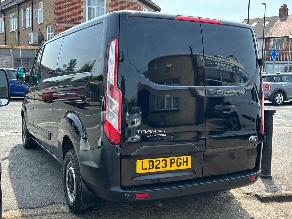 Ford Transit Custom 2.0 300 Ecoblue Leader L2 H1 Euro 6 Ss LD23PGH Black #3