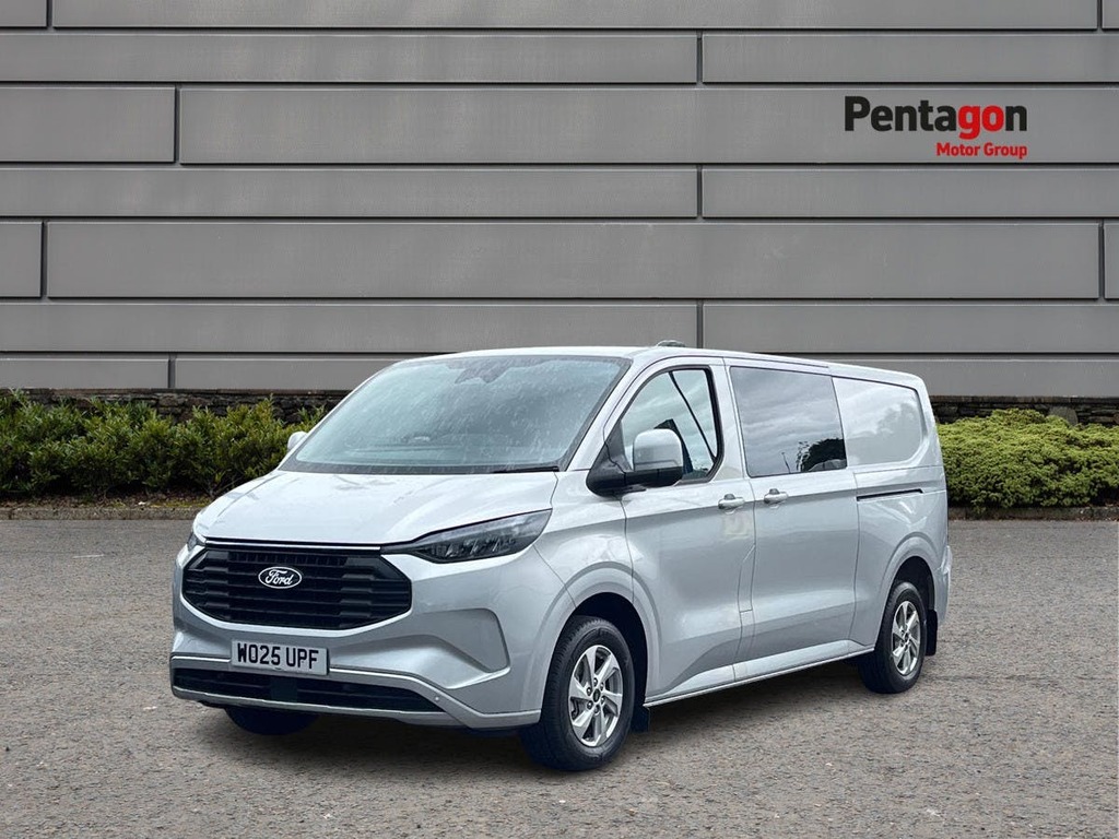 Ford Transit Custom 2.5 320 Duratec 11.8Kwh Limited Crew Van Double Ca WO25UPF Silver #3