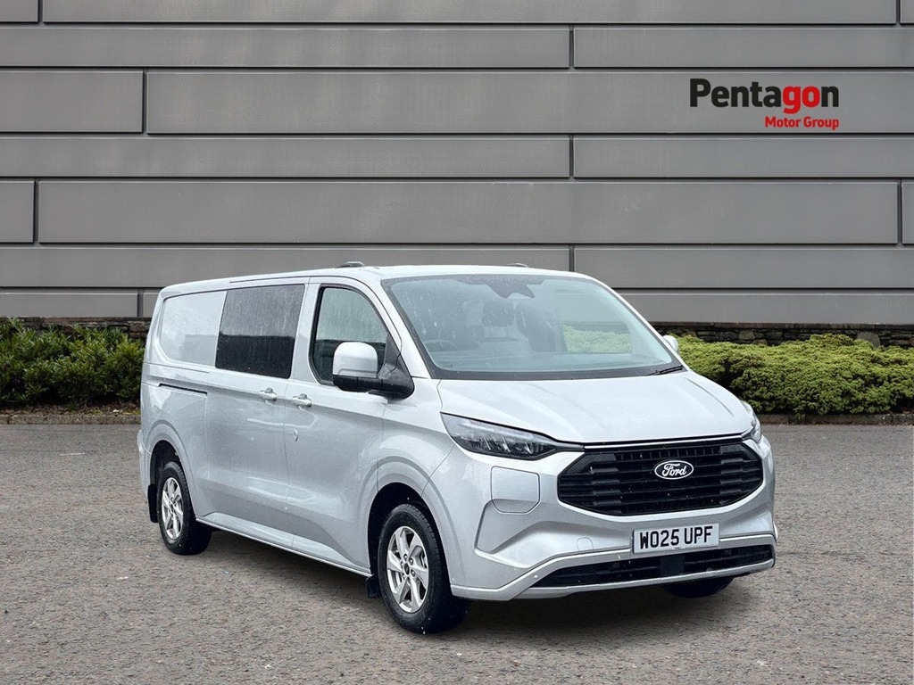 Ford Transit Custom 2.5 320 Duratec 11.8Kwh Limited Crew Van Double Ca Silver