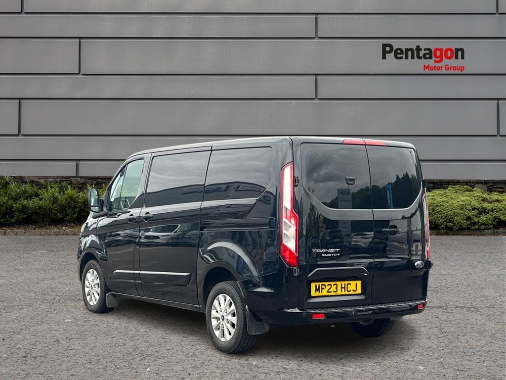 Ford Transit Custom 2.0 280 Ecoblue Limited Panel Van Manua MP23HCJ Black #2