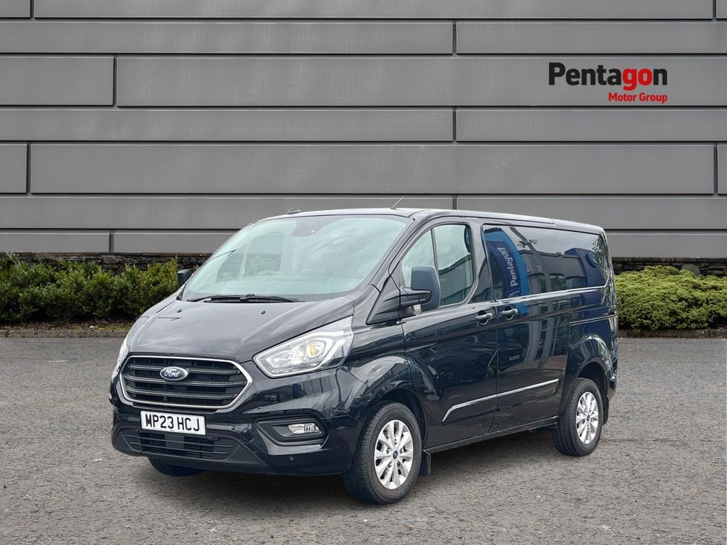 Ford Transit Custom 2.0 280 Ecoblue Limited Panel Van Manua MP23HCJ Black #3