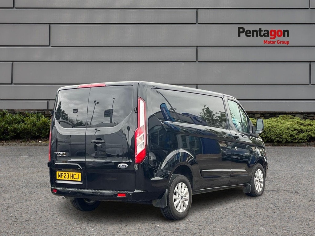 Ford Transit Custom 2.0 280 Ecoblue Limited Panel Van Manua MP23HCJ Black #4
