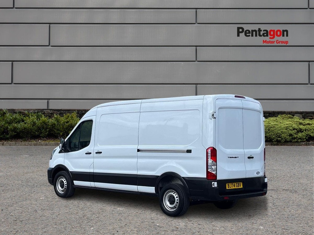 Ford Transit Custom 2.0 350 Ecoblue Leader Panel Van F BJ74GBV White #2
