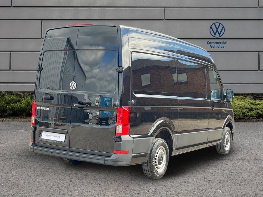 Volkswagen Crafter 2.0 Tdi Cr35 Trendline Panel Van Black #4