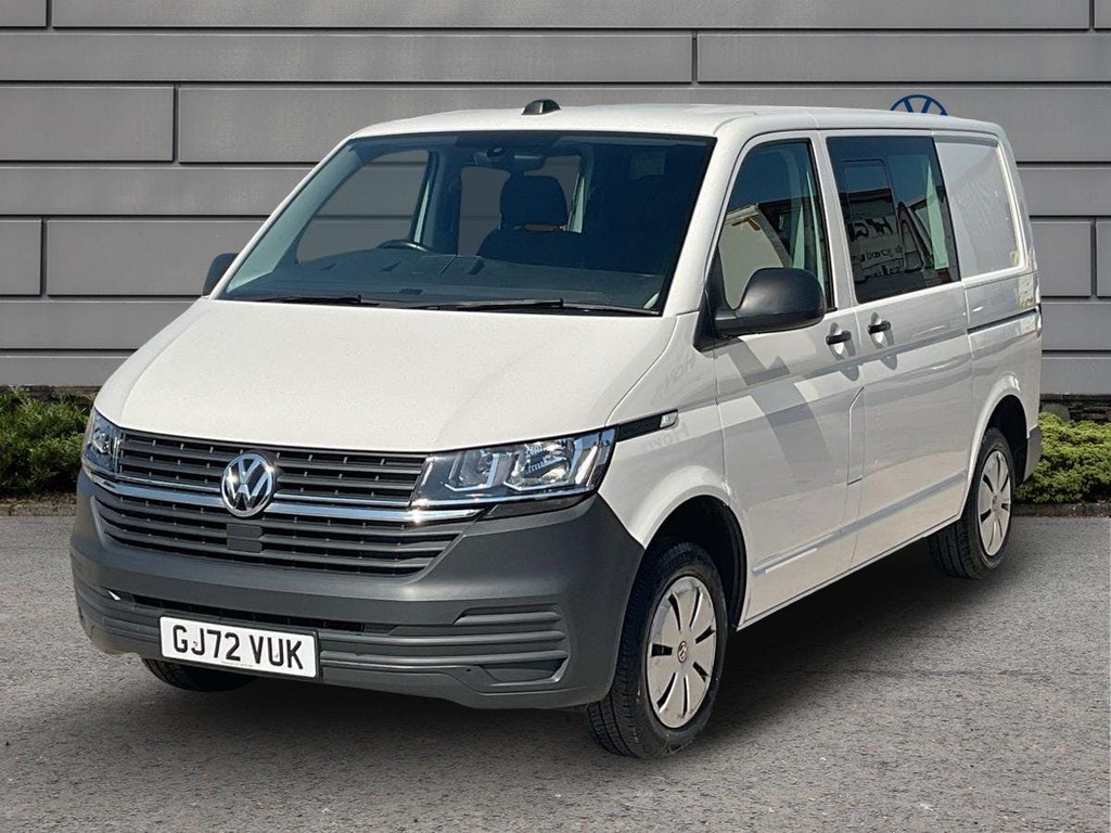 Volkswagen Transporter 2.0 Tdi T30 Startline Kombi Double Cab GJ72VUK White #3