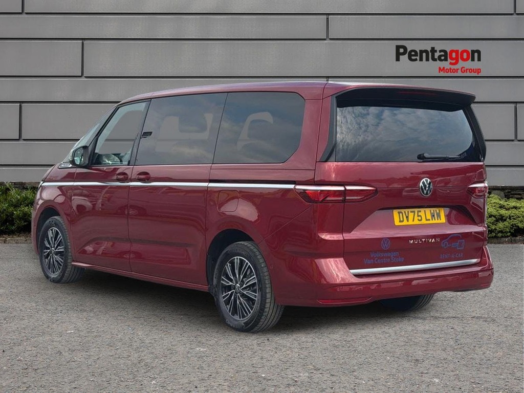 Volkswagen Multivan 2.0 Tdi Style Long Mpv Dsg Euro 6 Ss DV75LWW Red #2