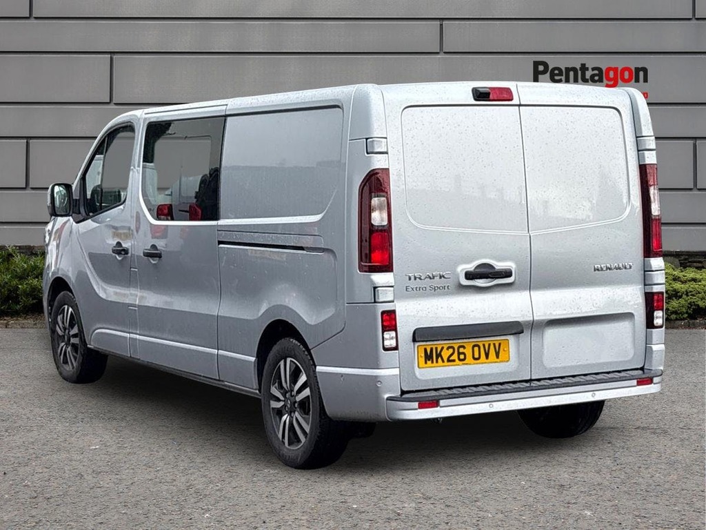 Renault Trafic 2.0 Dci Blue Ll30 Extra Sport Crew Van Double Cab MK26OVV Grey #2