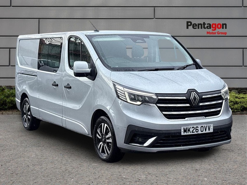 Renault Trafic 2.0 Dci Blue Ll30 Extra Sport Crew Van Double Cab Grey