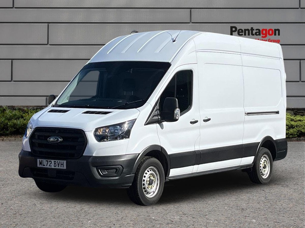 Ford Transit Custom 2.0 350 Ecoblue Mhev Leader Panel Van M ML72BVH White #3