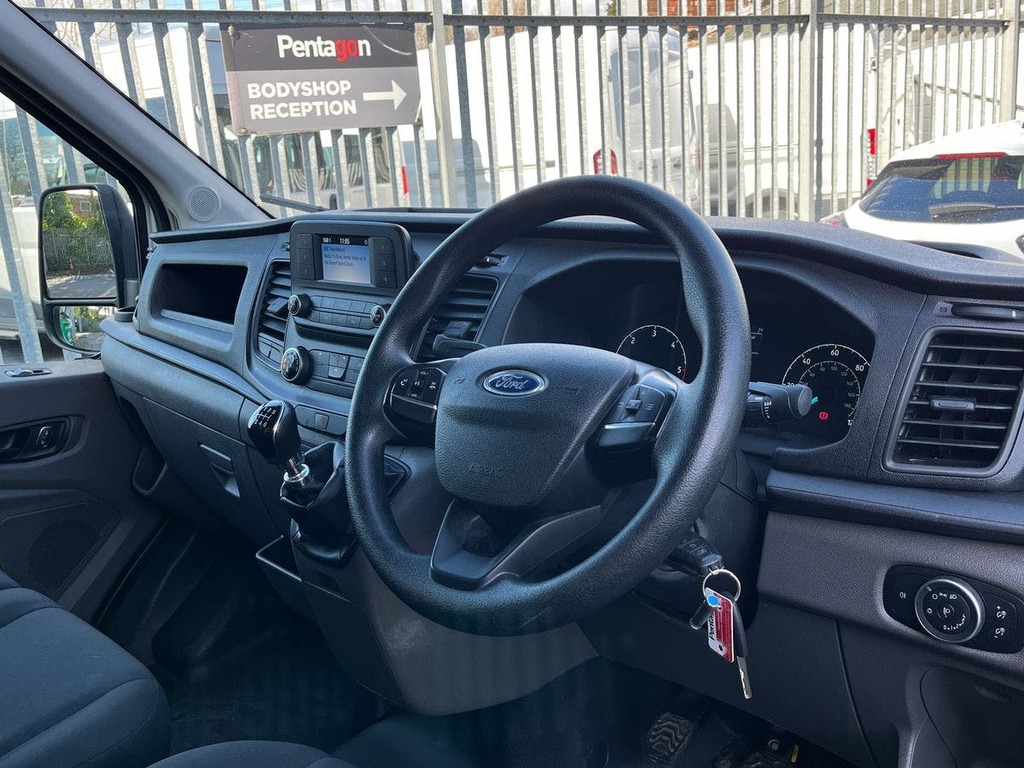 Ford Transit Custom 2.0 350 Ecoblue Mhev Leader Panel Van M ML72BVH White #5