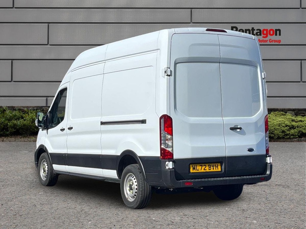 Ford Transit Custom 2.0 350 Ecoblue Mhev Leader Panel Van M ML72BVH White #2
