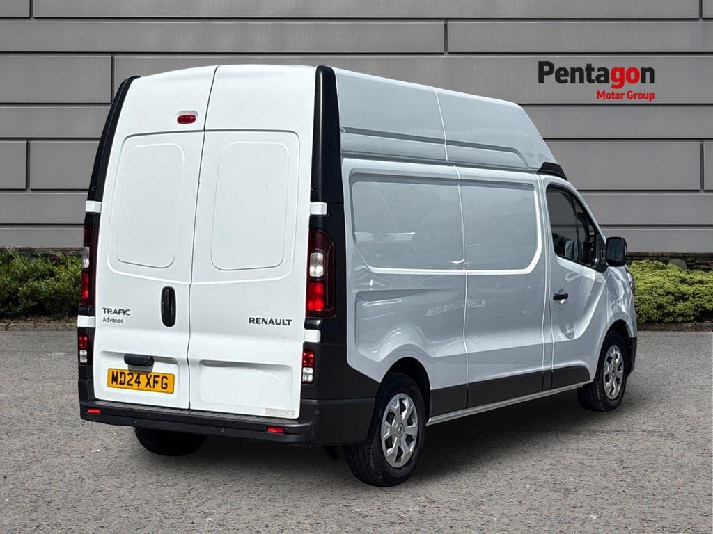 Renault Trafic 2.0 Dci Blue Lh30 Advance Panel Van Man MD24XFG White #4