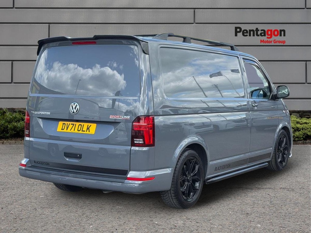 Volkswagen Transporter Sportline Panel Van T6.1 150Hp 4Motion Swb Tailgate Highline Blue #4