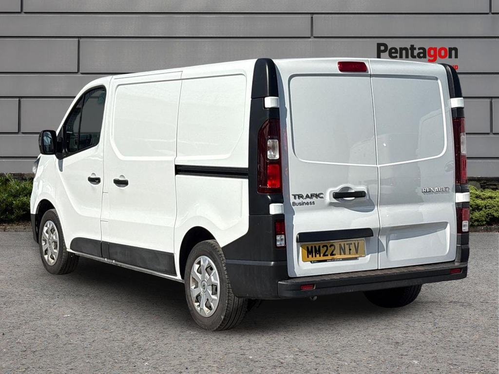 Renault Trafic 2.0 Dci Blue Sl28 Business Panel Van Ma MM22NTV White #2