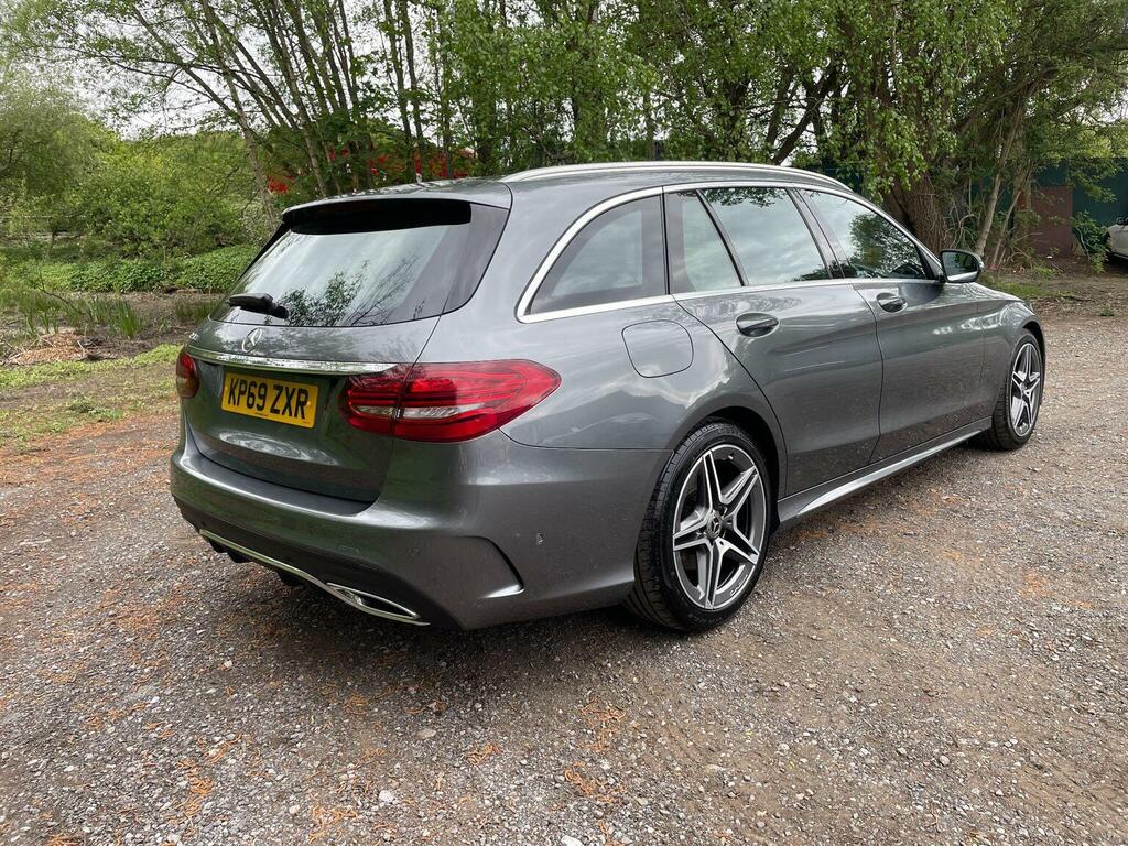 Mercedes-Benz C Class Estate 2.0 C220d Amg Line Premium G-tronic Euro KP69ZXR Grey #4