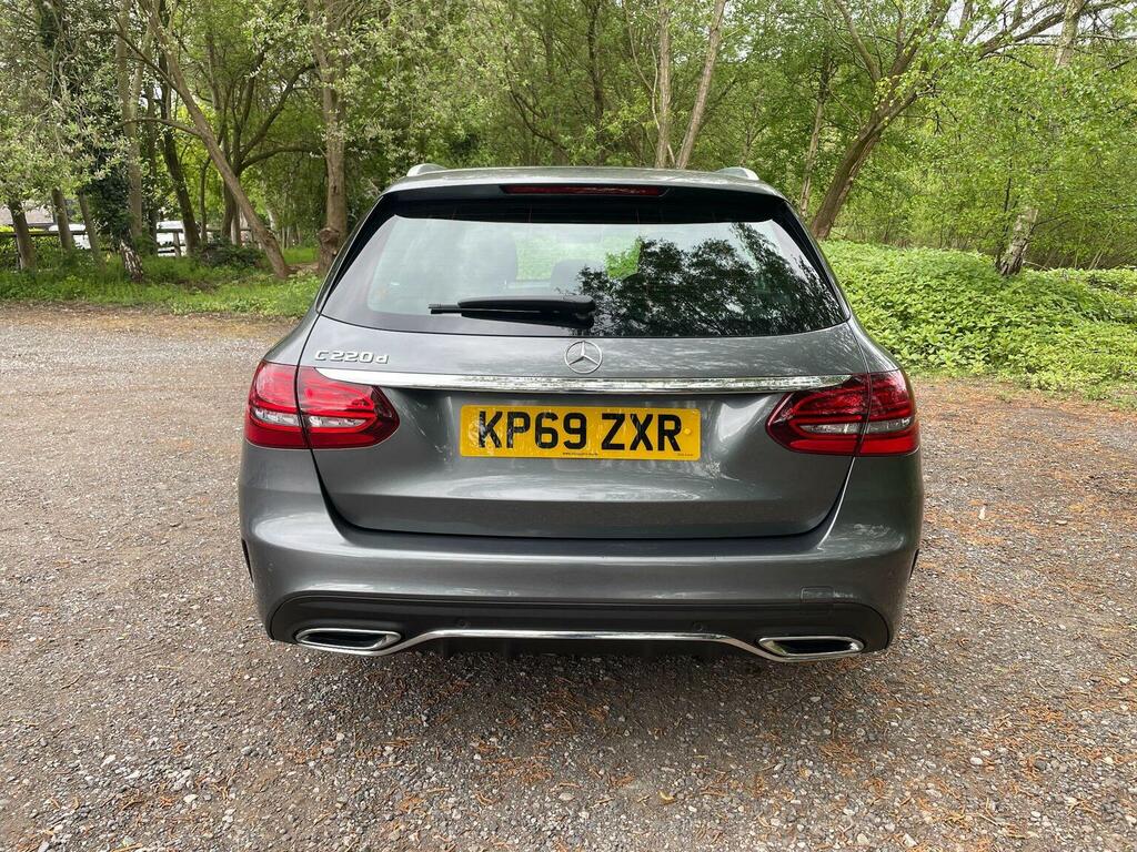 Mercedes-Benz C Class Estate 2.0 C220d Amg Line Premium G-tronic Euro KP69ZXR Grey #5