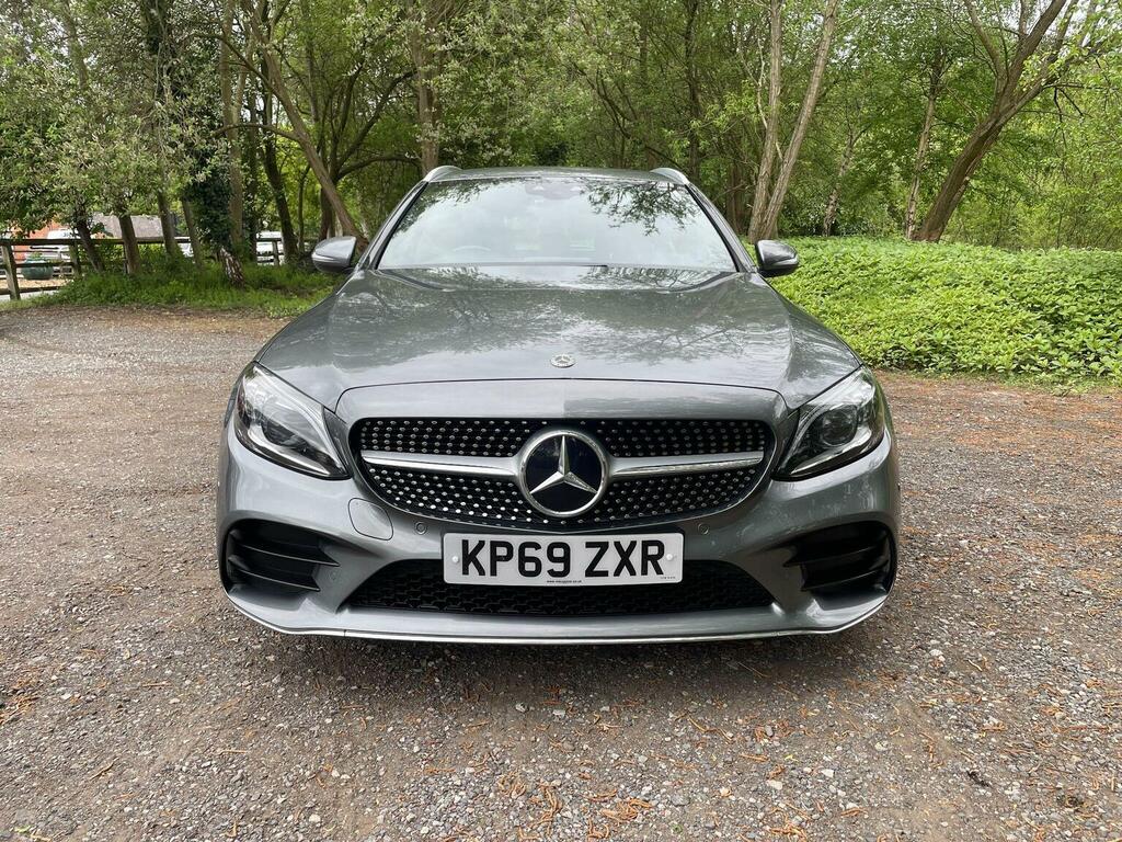 Mercedes-Benz C Class Estate 2.0 C220d Amg Line Premium G-tronic Euro KP69ZXR Grey #2