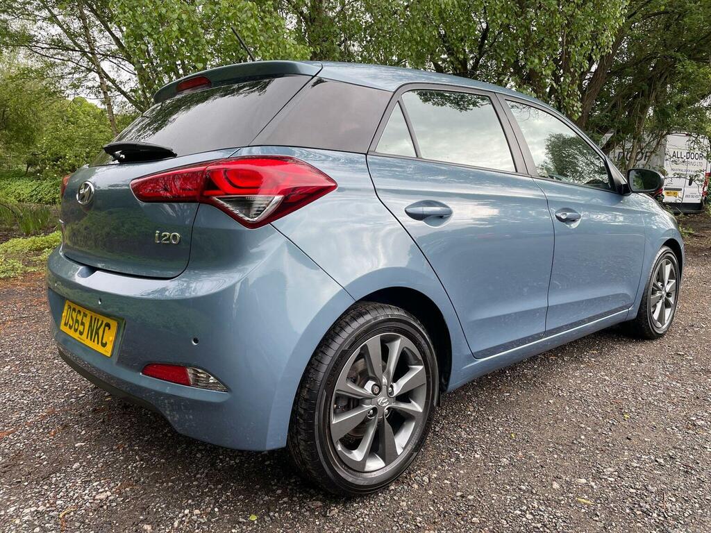 Hyundai I20 Hatchback 1.2 Blue Drive Se Euro 6 Ss 2016 DS65NKC Blue #4
