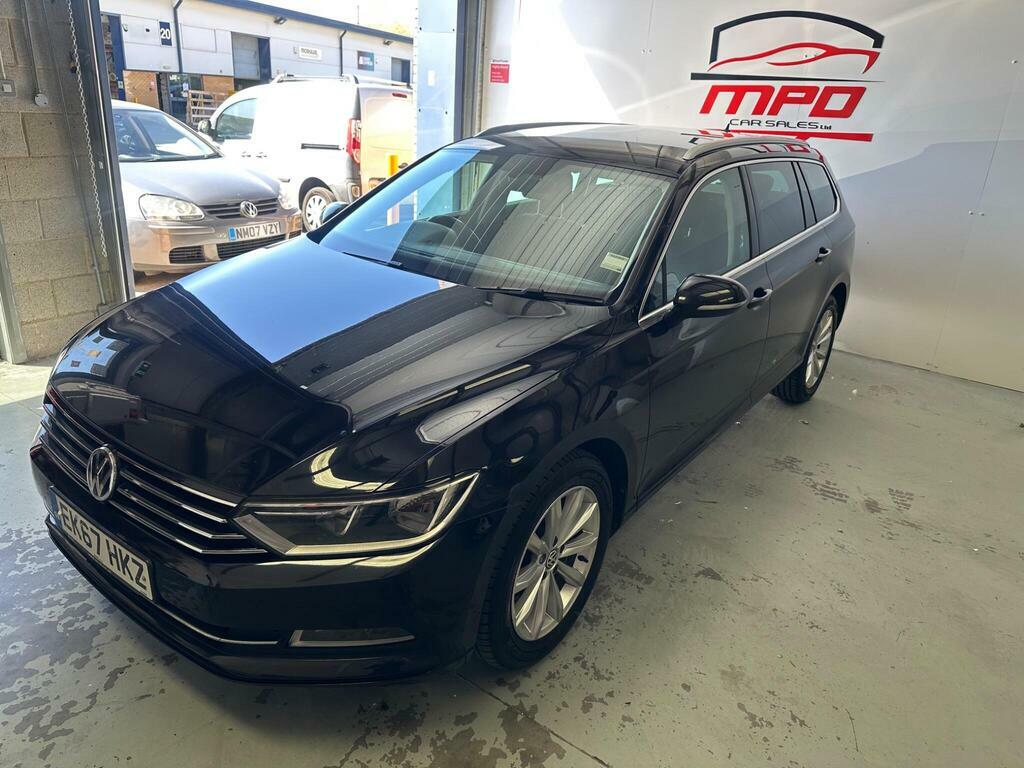 Volkswagen Passat 2.0 Tdi Se Business Estate EK67HKZ Black #2