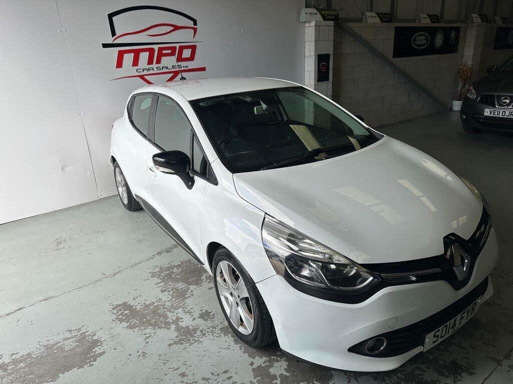 Renault Clio 1.2 16V Dynamique Medianav Hatchback SO14FYR White #5