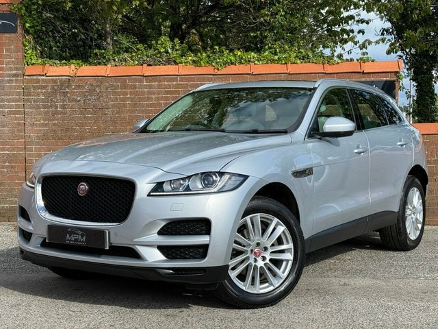 Jaguar F-Pace 2.0 D180 Portfolio Suv Awd Euro 6 SR69KTV Silver #2