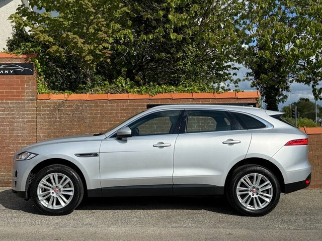 Jaguar F-Pace 2.0 D180 Portfolio Suv Awd Euro 6 SR69KTV Silver #4