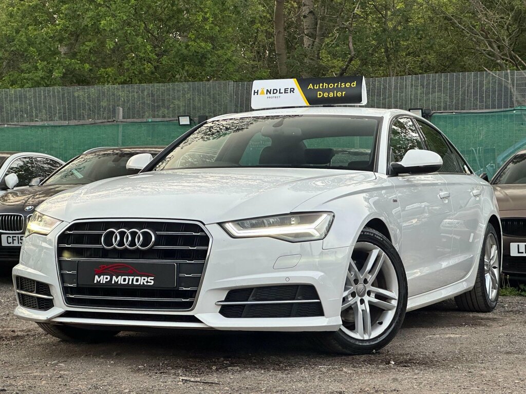 Audi A6 Saloon 2.0 Tdi Ultra S Line S Tronic Euro 6 Ss EU66RNF White #6