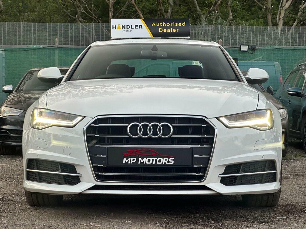 Audi A6 Saloon 2.0 Tdi Ultra S Line S Tronic Euro 6 Ss EU66RNF White #5