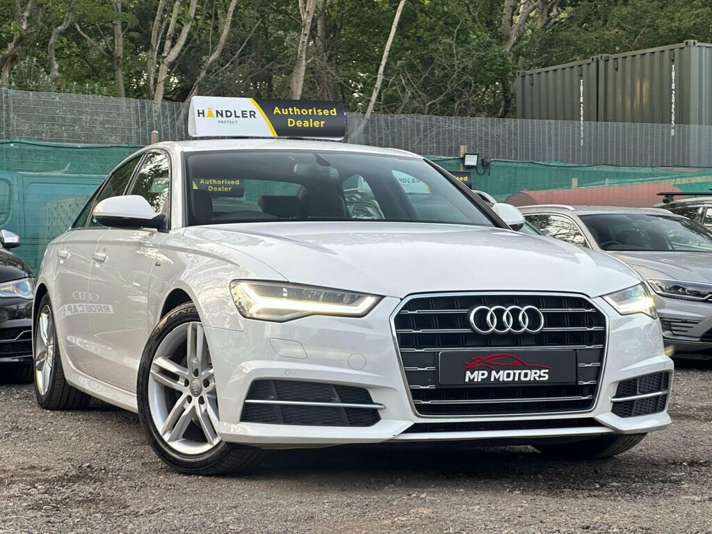 Audi A6 Saloon 2.0 Tdi Ultra S Line S Tronic Euro 6 Ss White