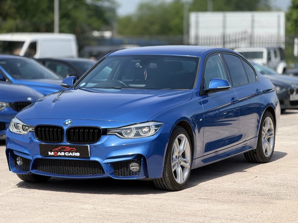 BMW 3 Series 3.0 330D M Sport Saloon Xdrive Eur LA17MUC Blue #2
