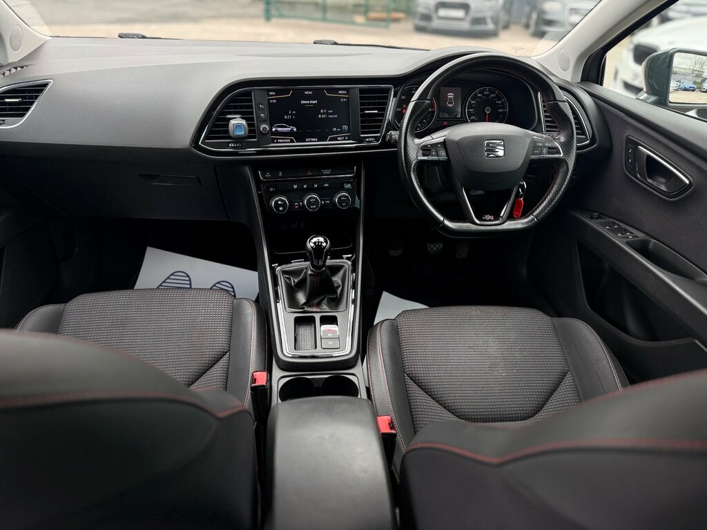 Seat Leon 2.0 Tdi Fr Technology Hatchback DE18UFA Grey #4