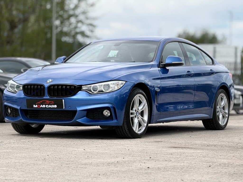 BMW 4 Series Gran Coupe 3.0 430D M Sport Hatchback Xdrive BP66UML Blue #2