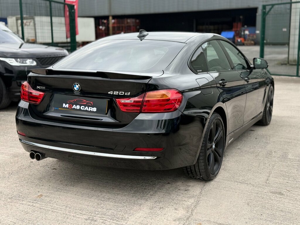 BMW 4 Series Gran Coupe 2.0 420D Luxury Hatchback Xdrive Black #3