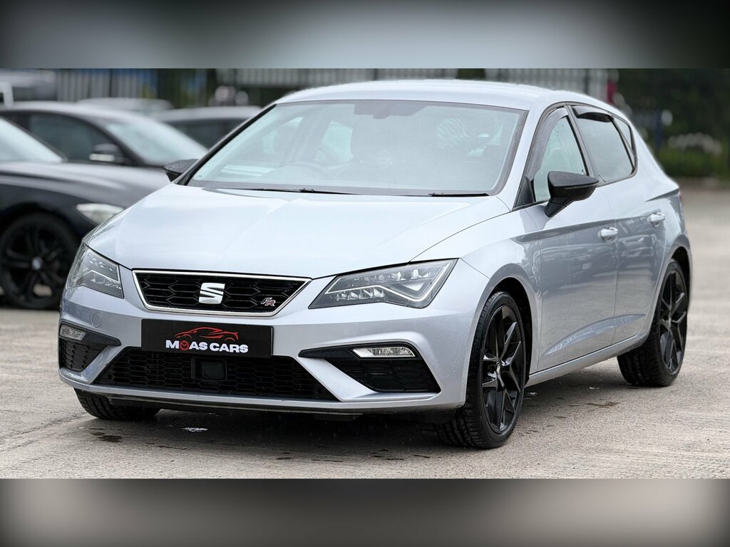 Seat Leon 2.0 Tdi Fr Technology Hatchback KJ18KEK Silver #2