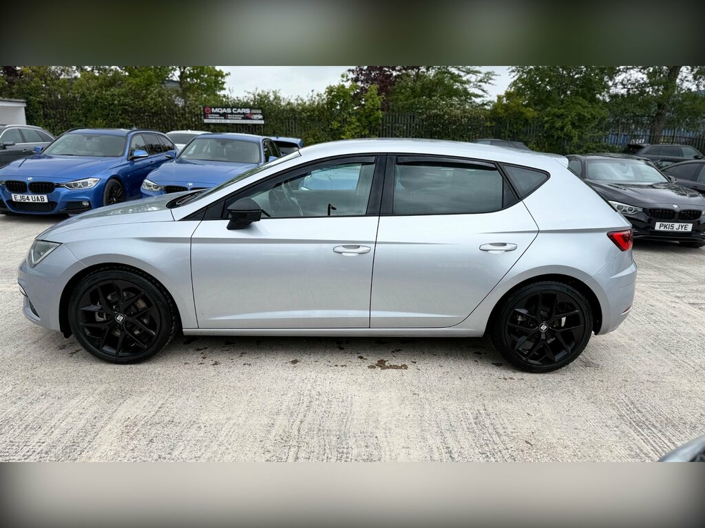 Seat Leon 2.0 Tdi Fr Technology Hatchback KJ18KEK Silver #6