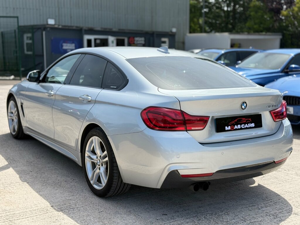 BMW 4 Series Gran Coupe 2.0 420D M Sport Hatchback Euro 6 RJ17KYV Silver #6