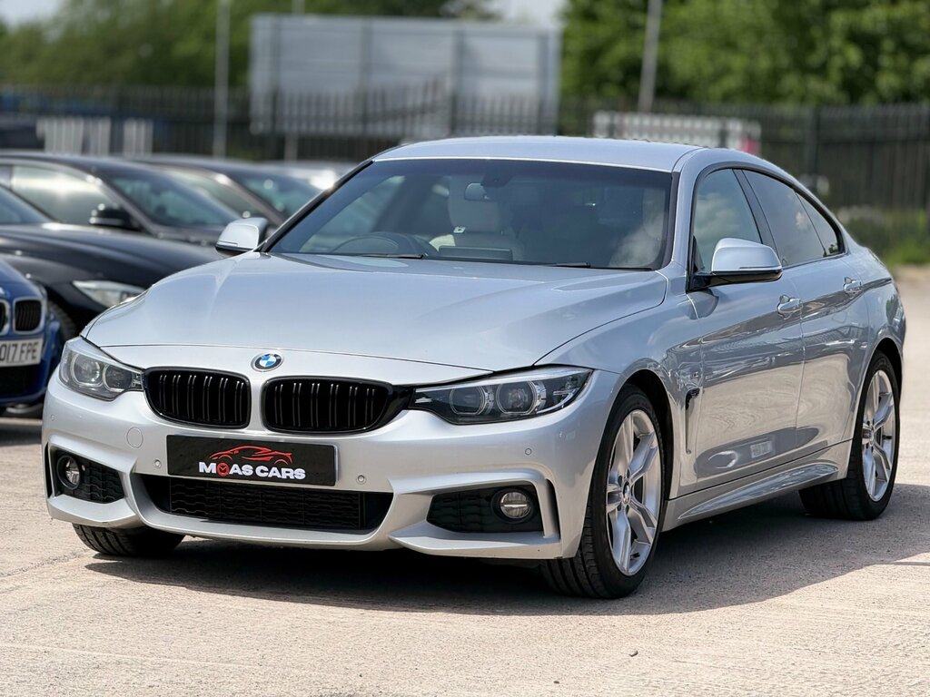 BMW 4 Series Gran Coupe 2.0 420D M Sport Hatchback Euro 6 RJ17KYV Silver #2
