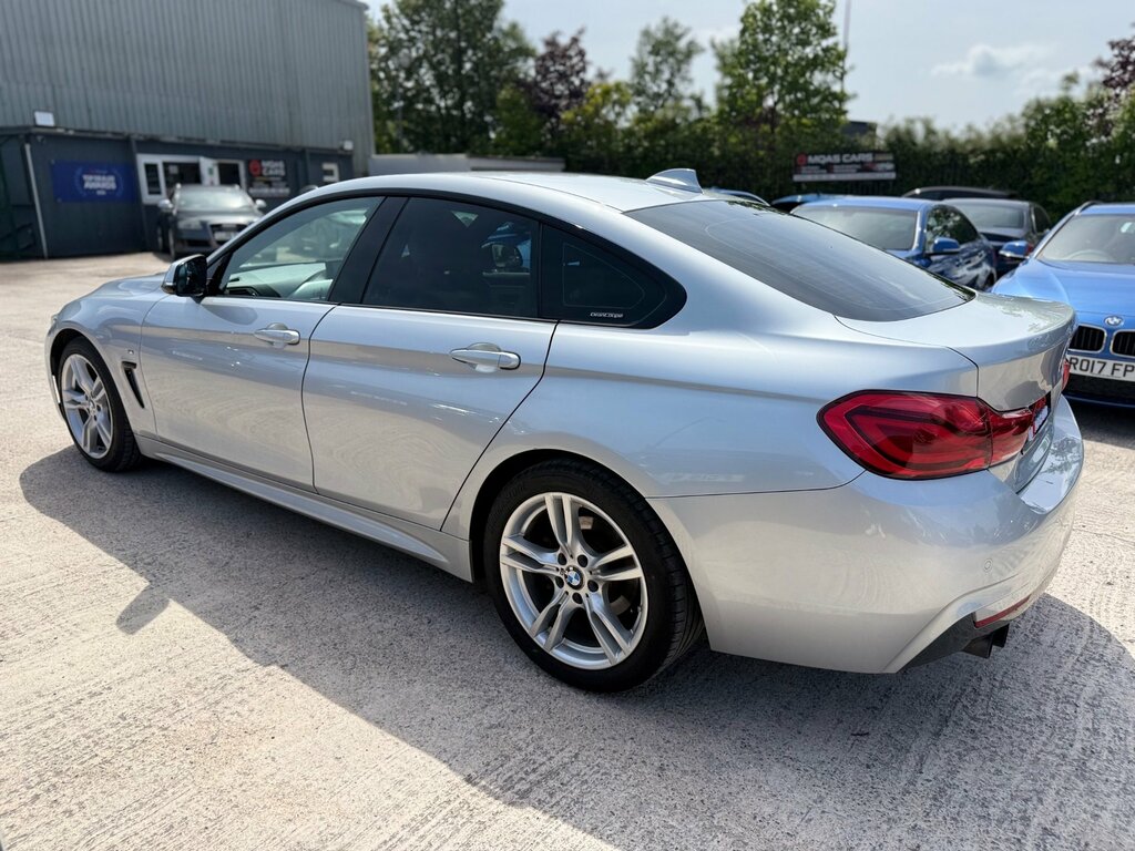 BMW 4 Series Gran Coupe 2.0 420D M Sport Hatchback Euro 6 RJ17KYV Silver #3