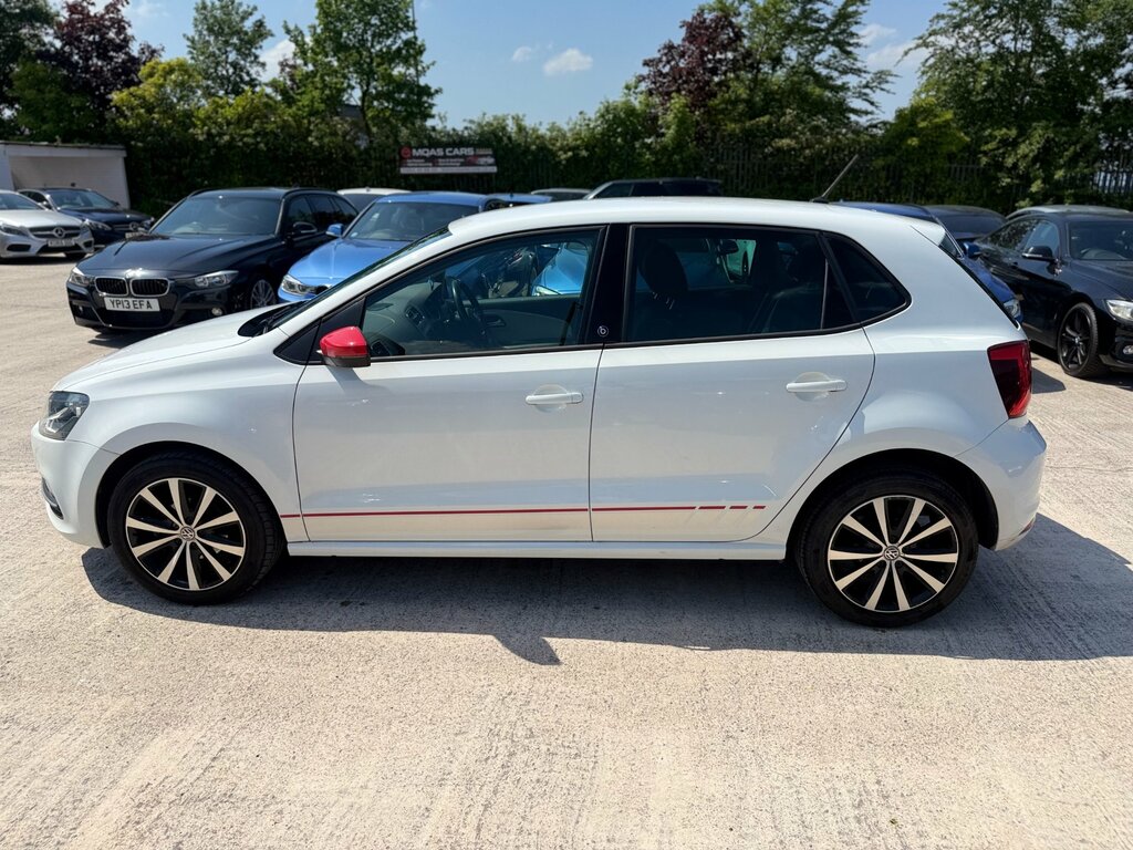 Volkswagen Polo 1.2 Tsi Bluemotion Tech Beats Hatchback MX17VZU White #6