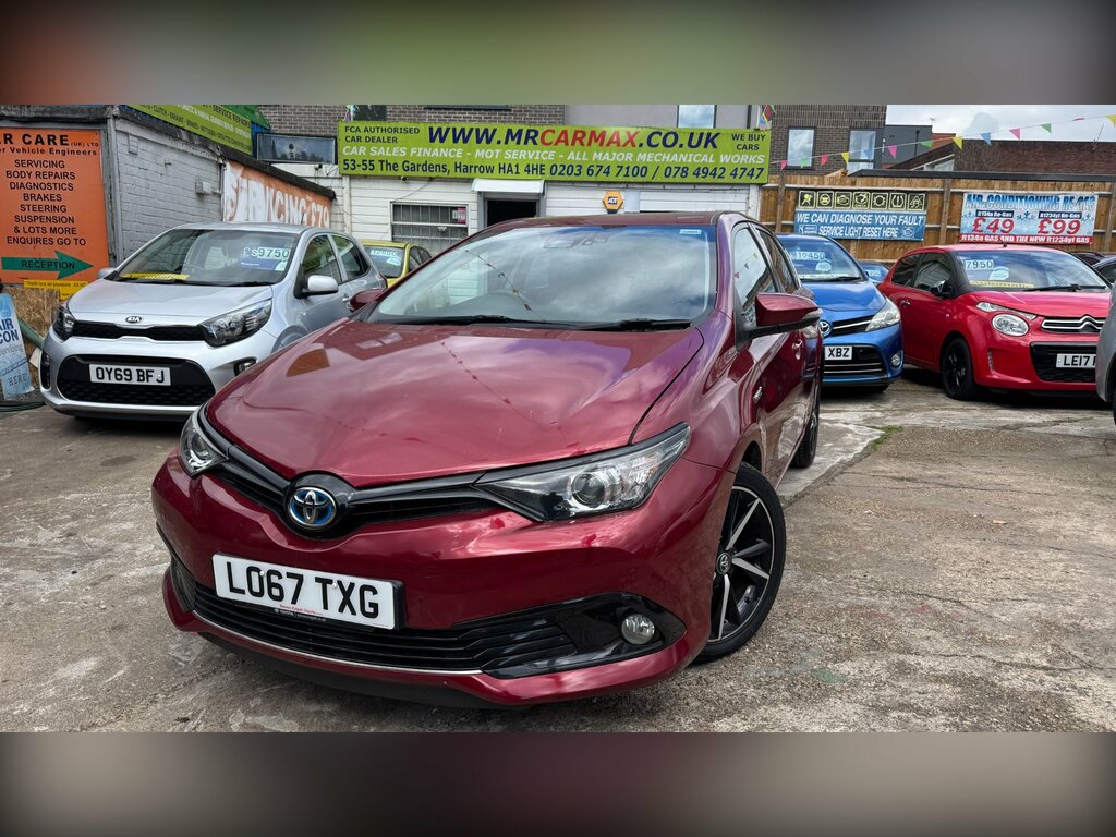 Toyota Auris 1.8 Vvt-h Design Hatchback Hybrid Cvt E Red