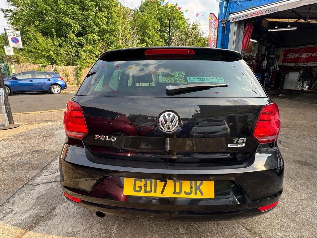 Volkswagen Polo 1.2 Tsi Bluemotion Tech Match Edition Hatchback GD17DJK Black #5