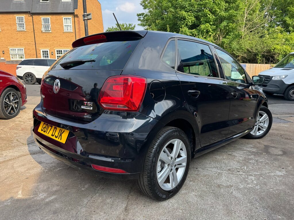 Volkswagen Polo 1.2 Tsi Bluemotion Tech Match Edition Hatchback GD17DJK Black #4
