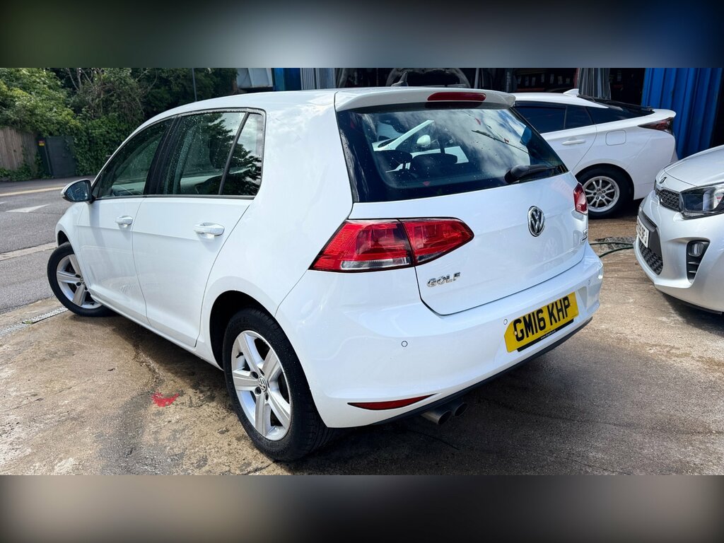 Volkswagen Golf 1.4 Tsi Bluemotion Tech Match Edition Hatchback GM16KHP White #5