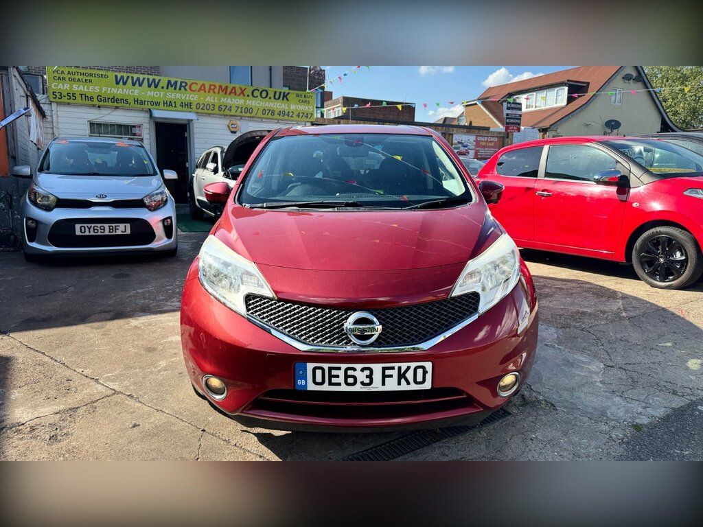 Nissan Note 1.2 Dig-s Tekna Hatchback Cvt Euro 5 S OE63FKO Red #2
