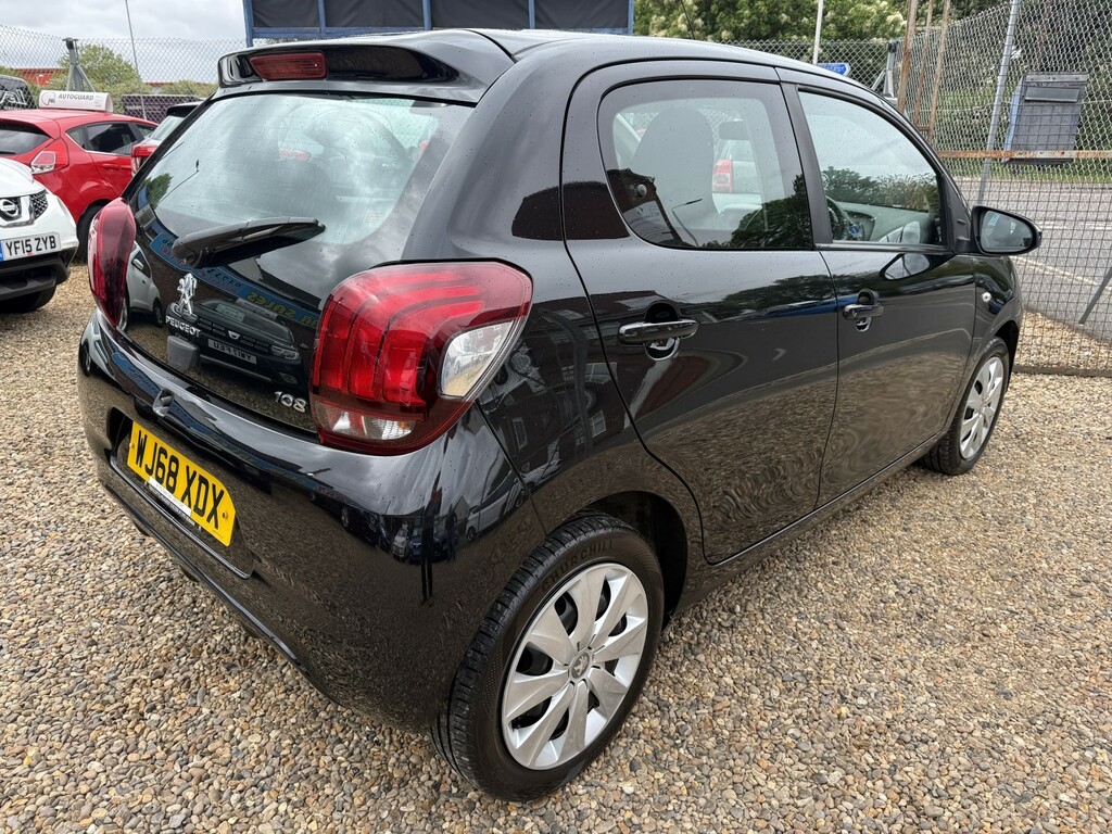 Peugeot 108 1.0 Active 2018 WJ68XDX Black #4