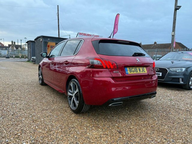 Peugeot 308 1.2 Puretech Gt Line Euro 6 S S BG18WJE Red #4