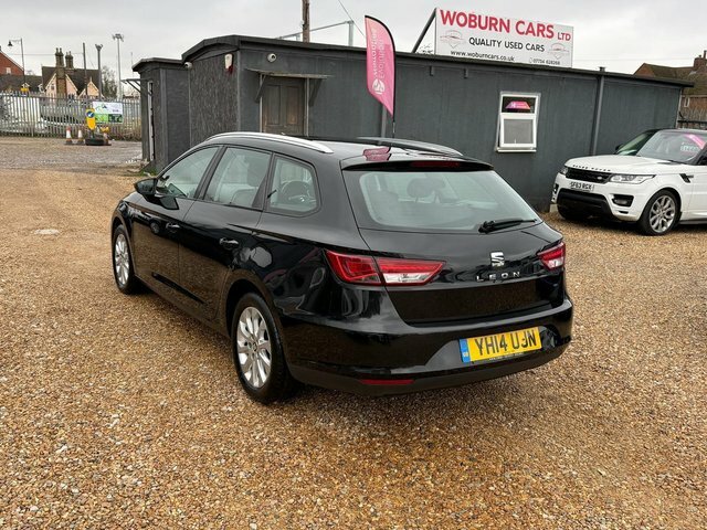 Seat Leon 1.6 Tdi Cr Se Sport Tourer Euro 5 S S YH14UJN Black #4