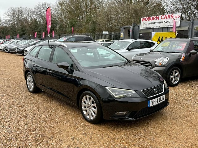 Seat Leon 1.6 Tdi Cr Se Sport Tourer Euro 5 S S YH14UJN Black #5